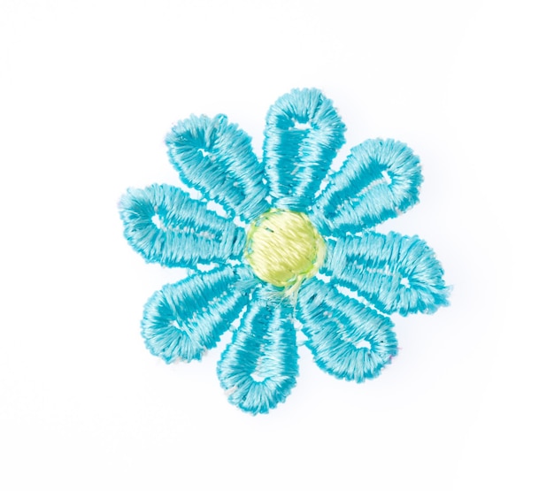 Detal haftu kwiatowego